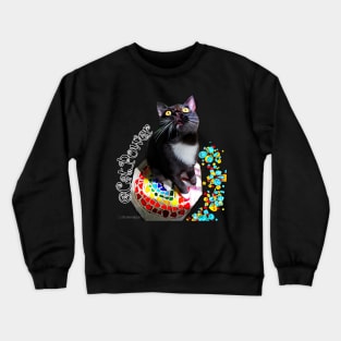 Labyrinth Cat Power Crewneck Sweatshirt